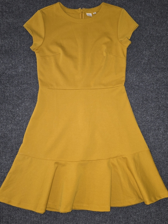 GAP Dresses & Skirts - GAP Mustard Yellow Fit & Flare Mini Dress
